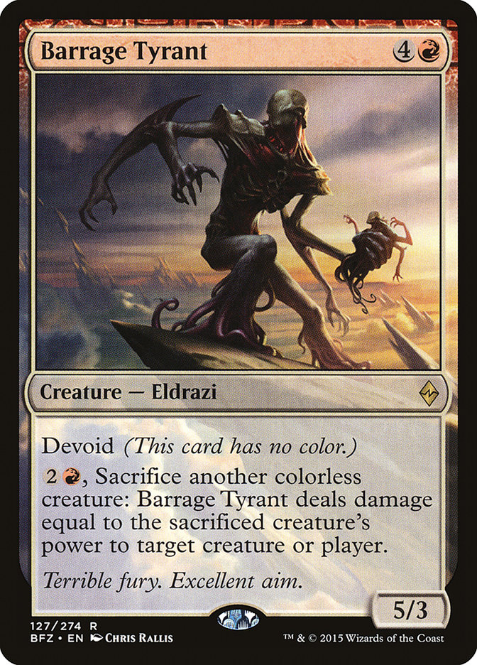 Barrage Tyrant [Battle for Zendikar] | Gamers Paradise