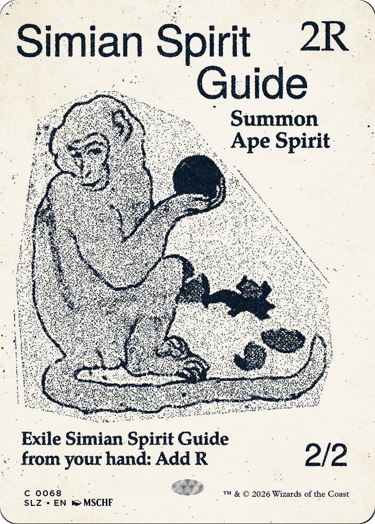 Simian Spirit Guide (0068) [Secret Lair x MSCHF: The Zeta Set] | Gamers Paradise