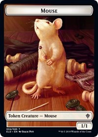 Mouse // Food (16) Double-Sided Token [Throne of Eldraine Tokens] | Gamers Paradise