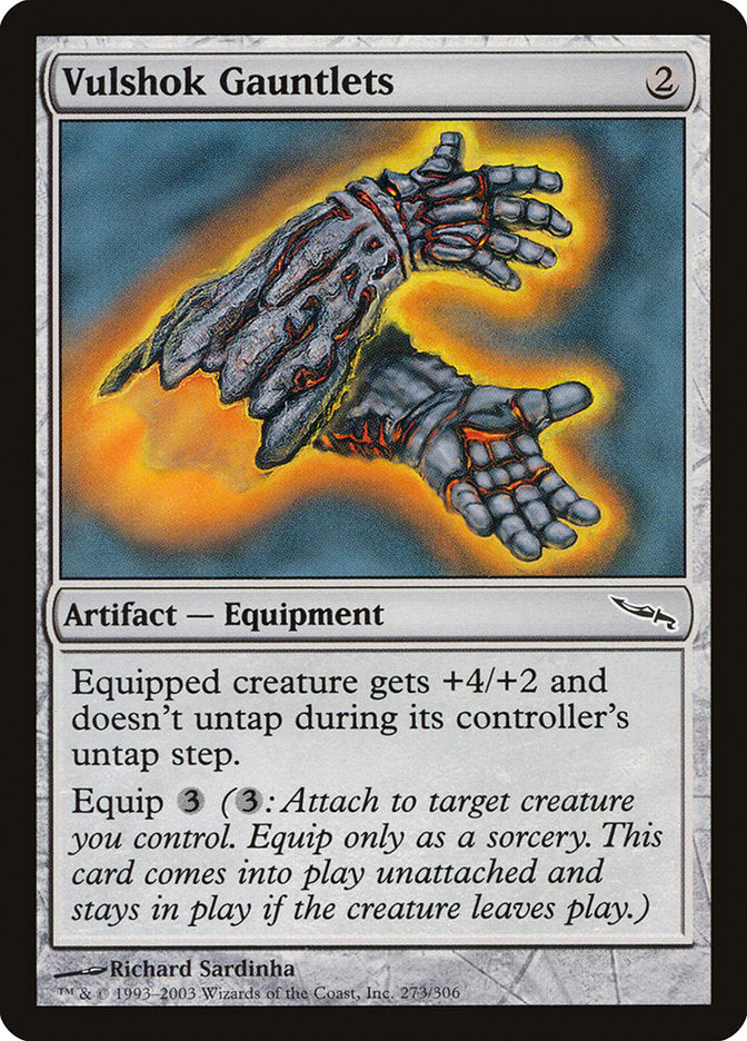 Vulshok Gauntlets [Mirrodin] | Gamers Paradise