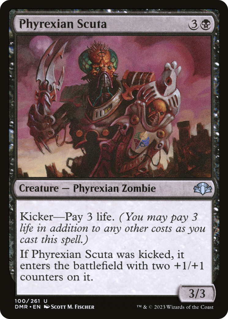Phyrexian Scuta [Dominaria Remastered] | Gamers Paradise