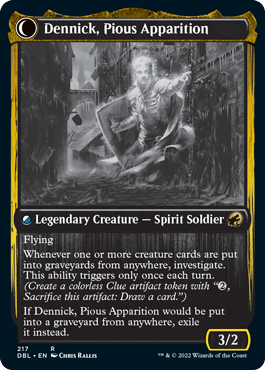 Dennick, Pious Apprentice // Dennick, Pious Apparition [Innistrad: Double Feature] | Gamers Paradise