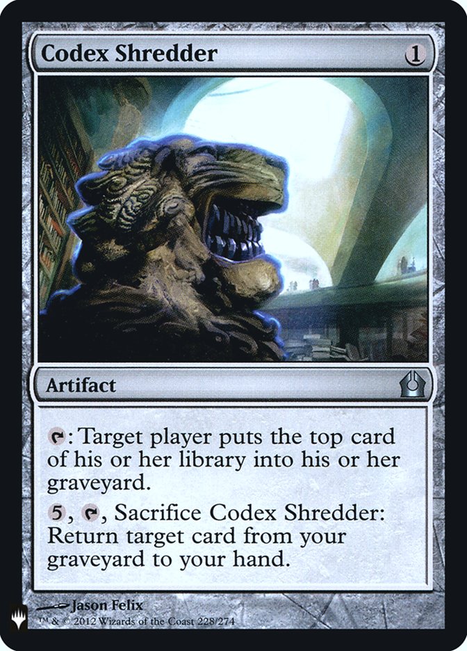 Codex Shredder [Mystery Booster] | Gamers Paradise