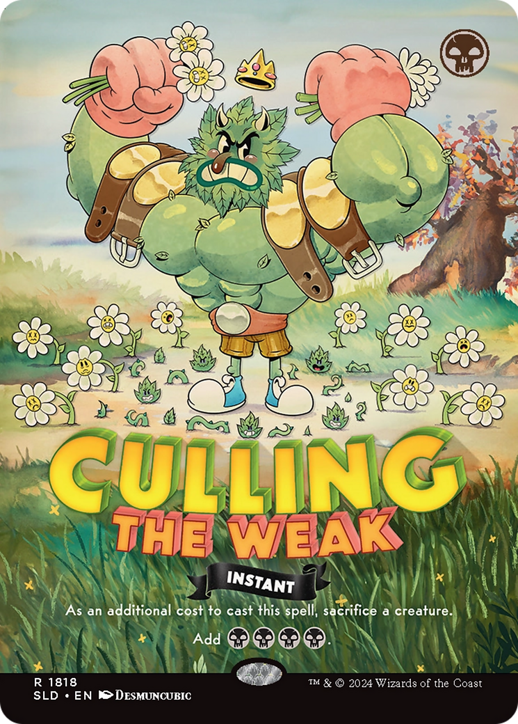 Culling the Weak (Rainbow Foil) [Secret Lair Drop Series] | Gamers Paradise