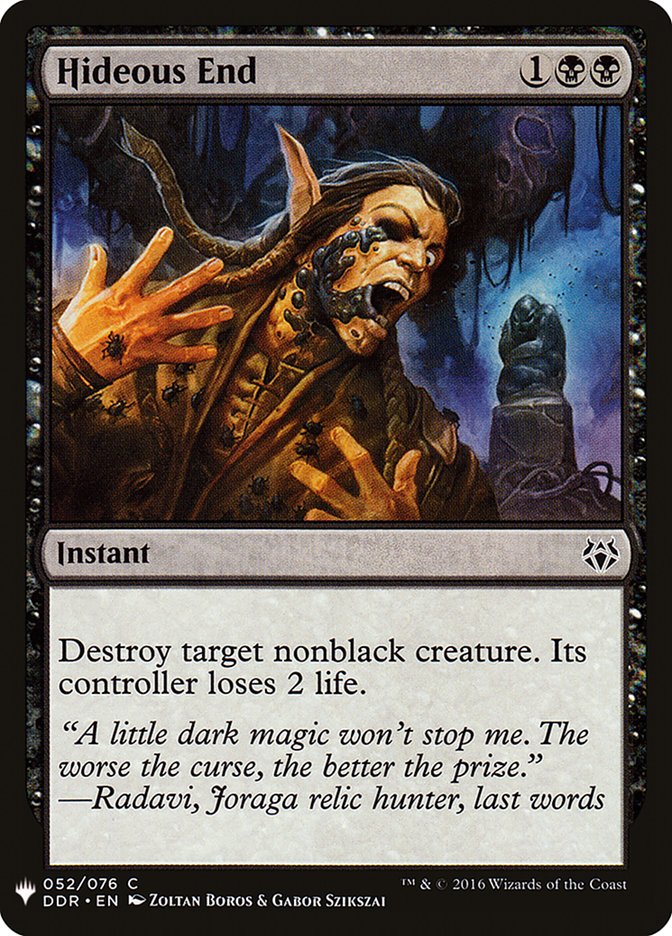 Hideous End [Mystery Booster] | Gamers Paradise