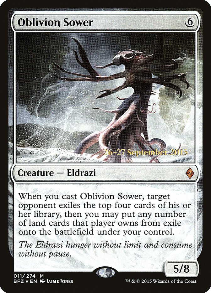 Oblivion Sower [Battle for Zendikar Prerelease Promos] | Gamers Paradise