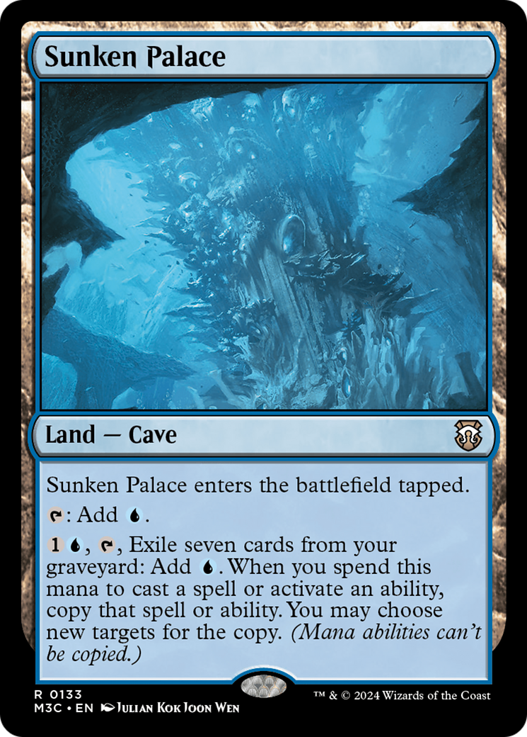 Sunken Palace (Extended Art) (Ripple Foil) [Modern Horizons 3 Commander] | Gamers Paradise