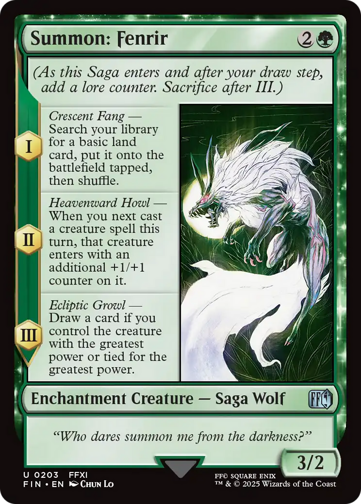 Summon: Fenrir [FINAL FANTASY] | Gamers Paradise