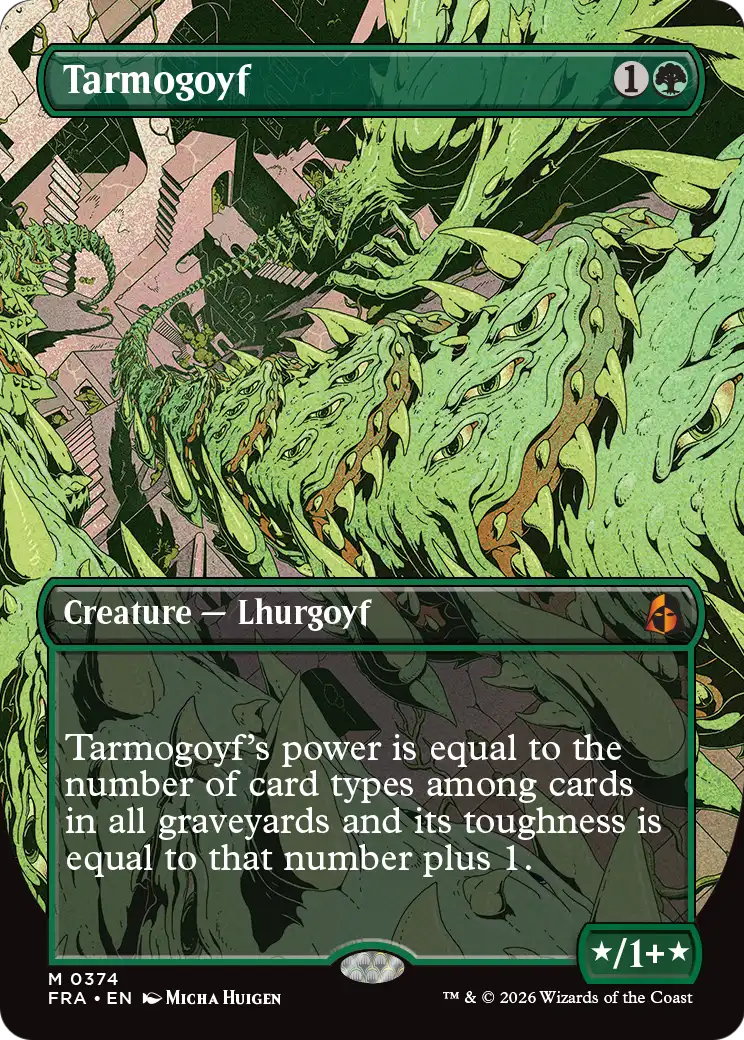 Tarmogoyf (Borderless) [Reality Fracture] | Gamers Paradise