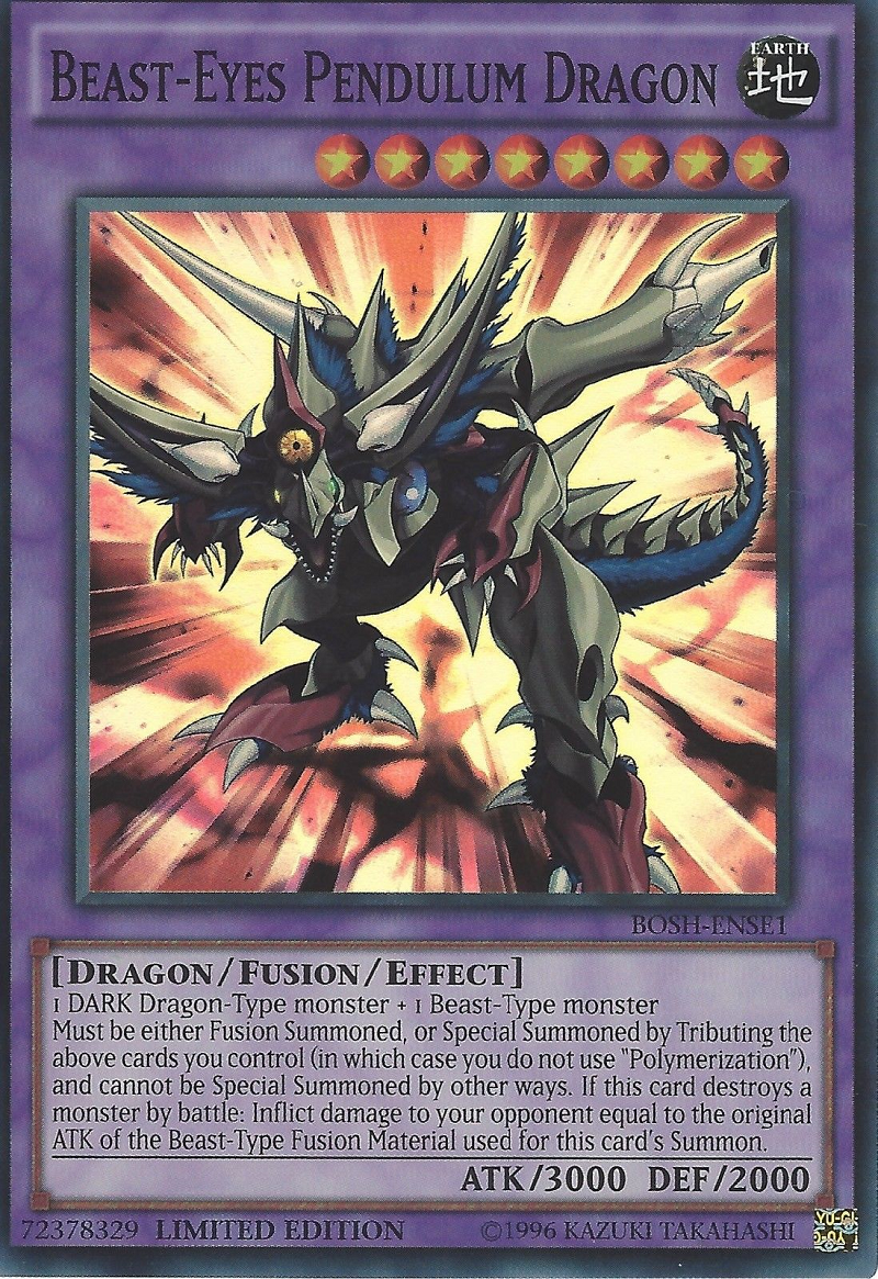 Beast-Eyes Pendulum Dragon [BOSH-ENSE1] Super Rare | Gamers Paradise