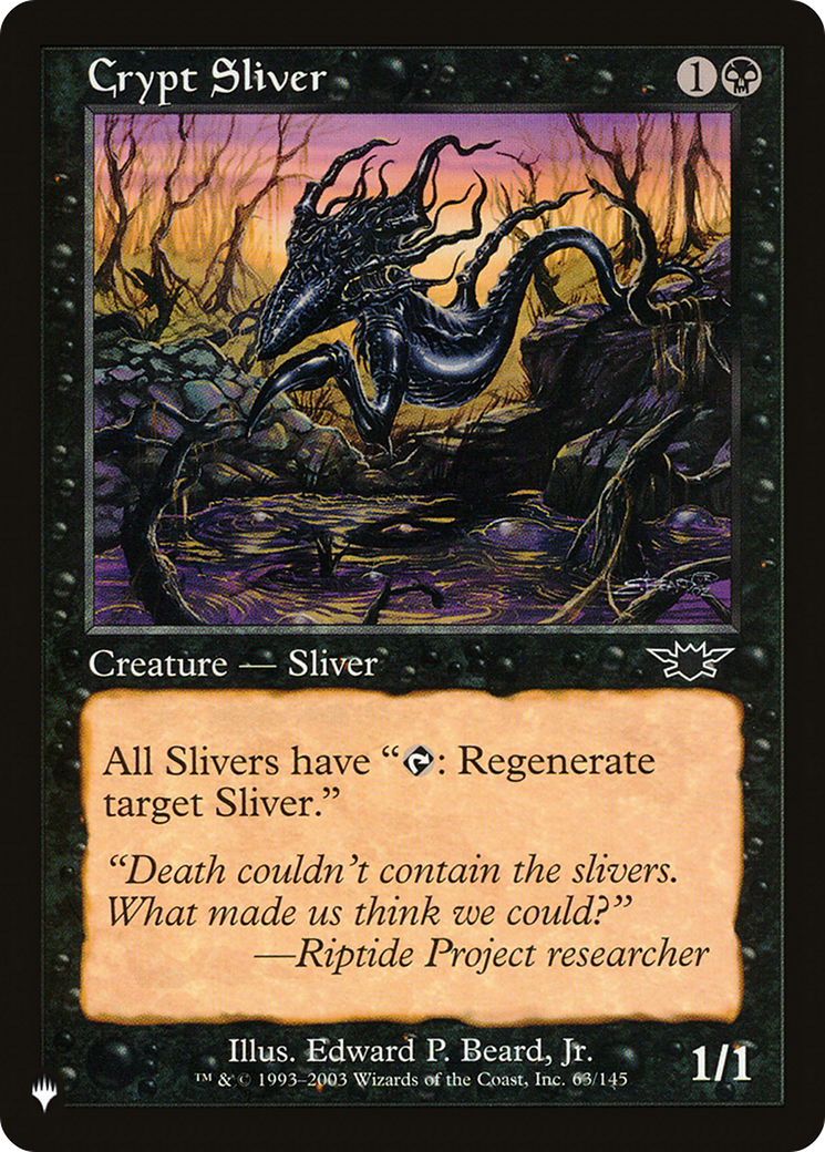 Crypt Sliver [The List] | Gamers Paradise