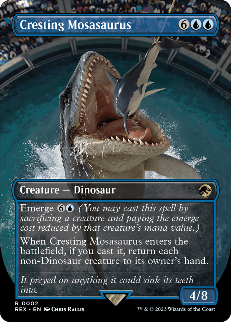 Cresting Mosasaurus (Borderless) [Jurassic World Collection] | Gamers Paradise