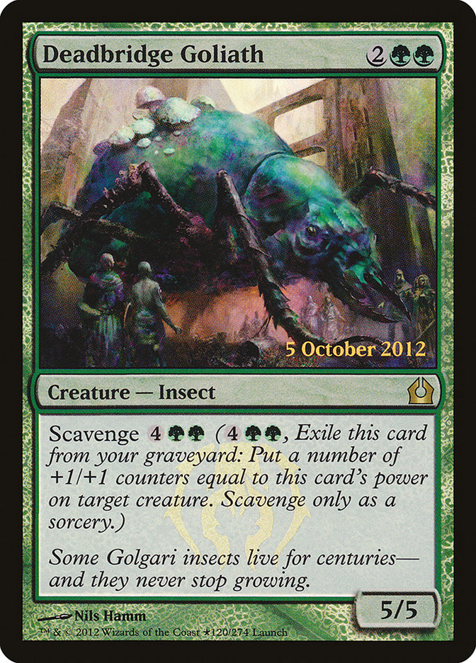 Deadbridge Goliath [Return to Ravnica Prerelease Promos] | Gamers Paradise