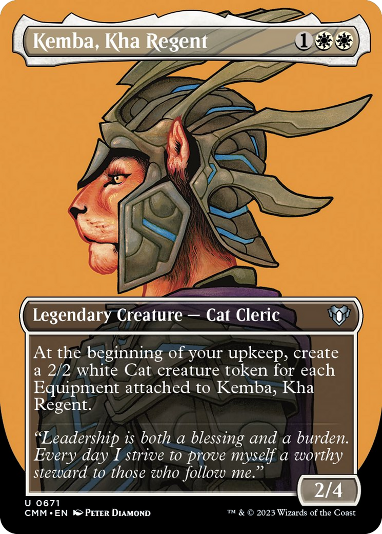 Kemba, Kha Regent (Borderless Profile) [Commander Masters] | Gamers Paradise