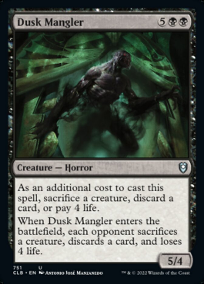 Dusk Mangler [Commander Legends: Battle for Baldur's Gate] | Gamers Paradise