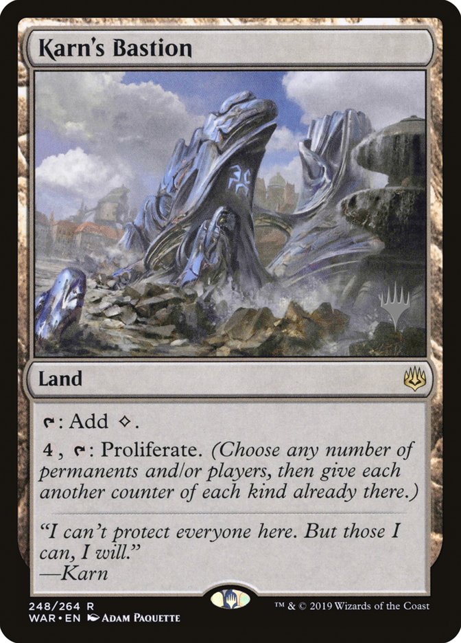 Karn's Bastion (Promo Pack) [War of the Spark Promos] | Gamers Paradise