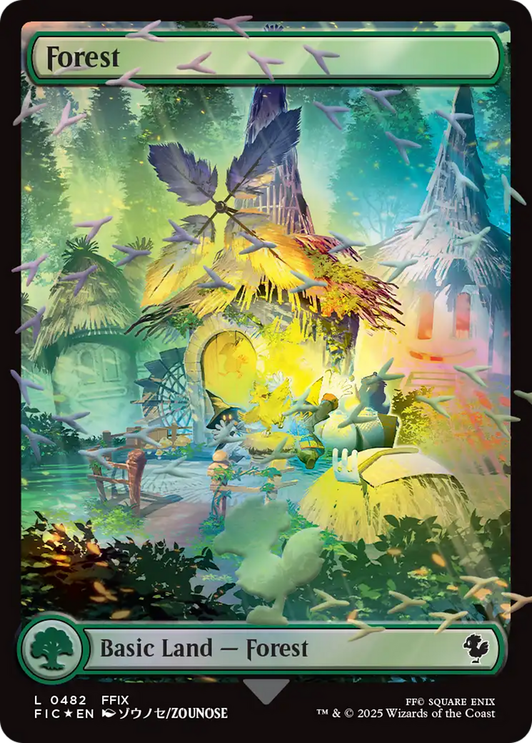 Forest (Chocobo Track Foil) [FINAL FANTASY Commander] | Gamers Paradise