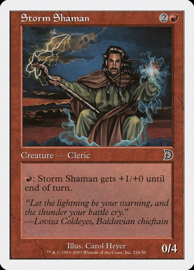 Storm Shaman (Male) [Deckmasters] | Gamers Paradise
