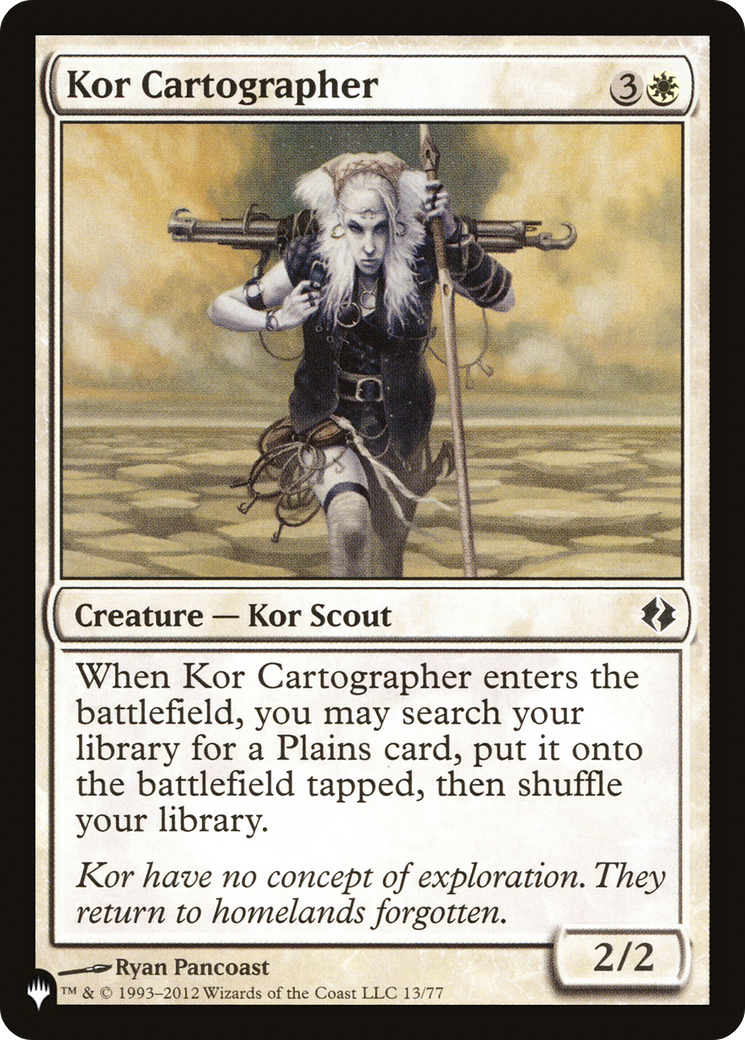 Kor Cartographer [The List Reprints] | Gamers Paradise