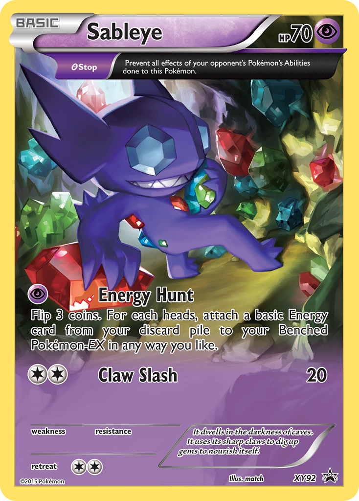 Sableye (XY92) [XY: Black Star Promos] | Gamers Paradise