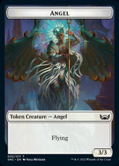 Fish // Angel Double-Sided Token [Streets of New Capenna Tokens] | Gamers Paradise