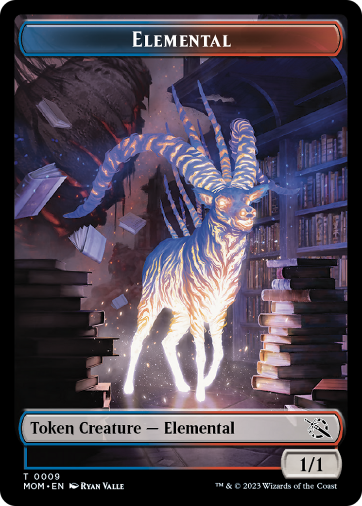 Elemental (9) // Phyrexian Hydra (11) Double-Sided Token [March of the Machine Tokens] | Gamers Paradise