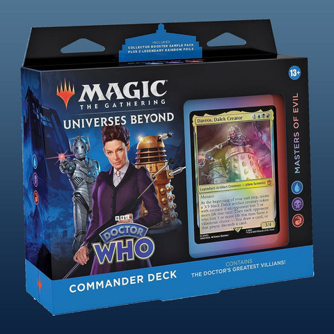 Doctor Who - Commander Deck (Masters of Evil) Gamers Paradise Doctor Who - Commander Deck (Masters of Evil) Gamers Paradise