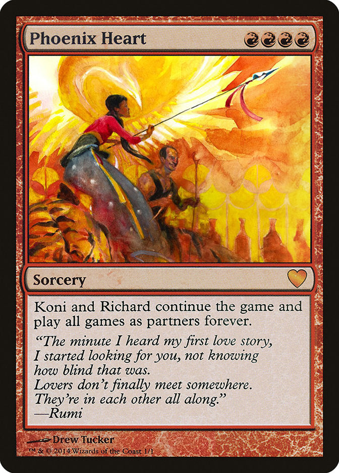 Phoenix Heart [Celebration Cards] | Gamers Paradise