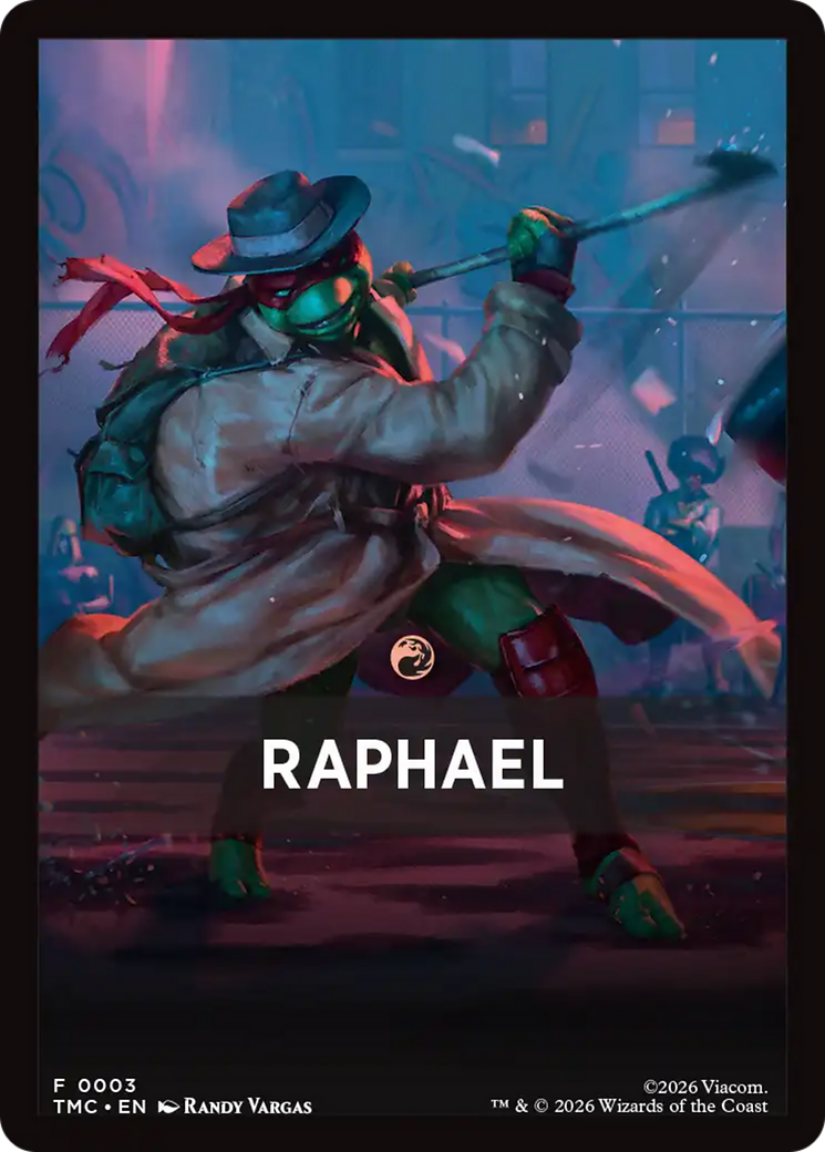 Raphael Theme Card [Teenage Mutant Ninja Turtles Commander Tokens] | Gamers Paradise