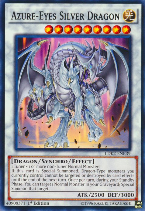 Azure-Eyes Silver Dragon [LDK2-ENK39] Common | Gamers Paradise
