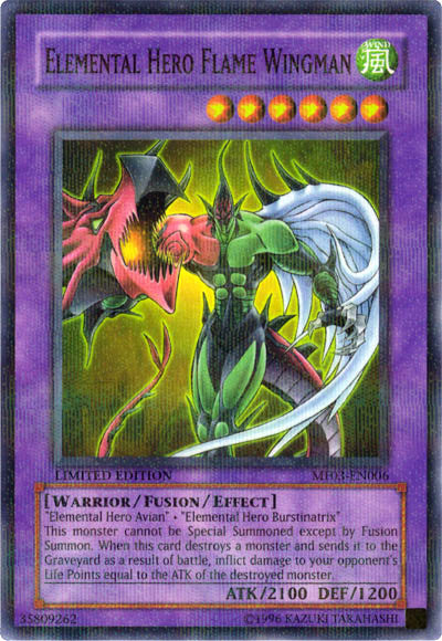 Elemental Hero Flame Wingman [MF03-EN006] Parallel Rare | Gamers Paradise