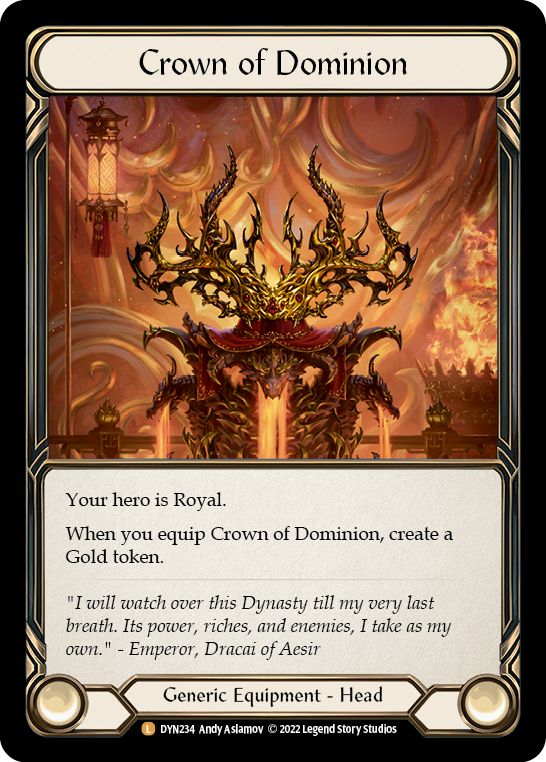 Crown of Dominion [DYN234] (Dynasty)  Cold Foil | Gamers Paradise