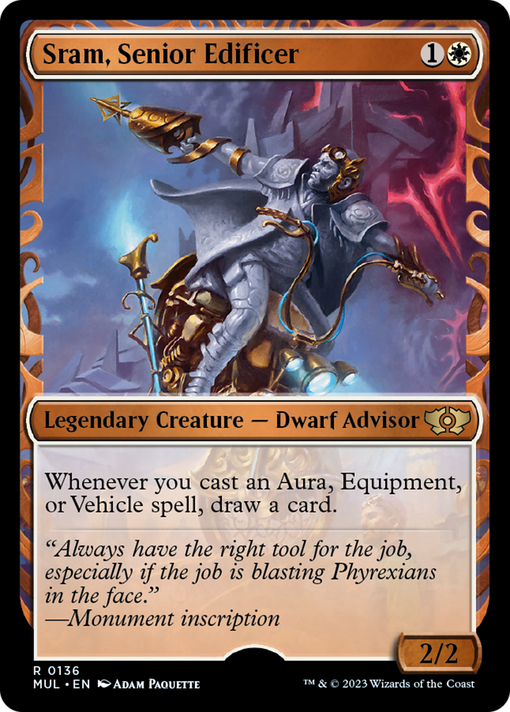 Sram, Senior Edificer (Halo Foil) [Multiverse Legends] | Gamers Paradise