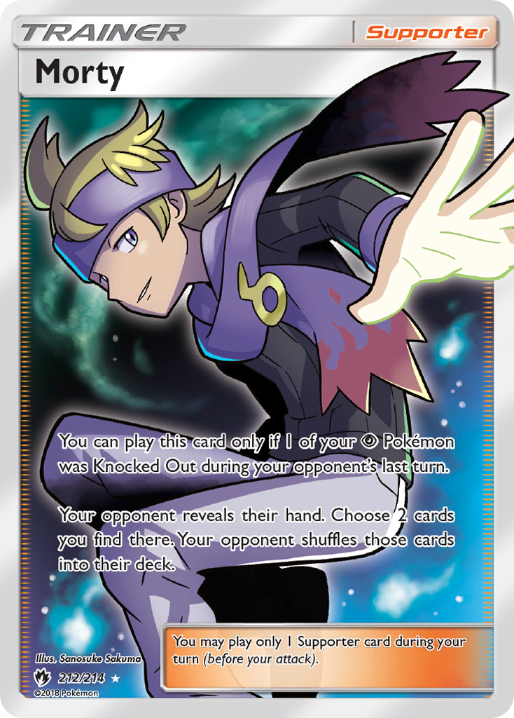 Morty (212/214) [Sun & Moon: Lost Thunder] | Gamers Paradise