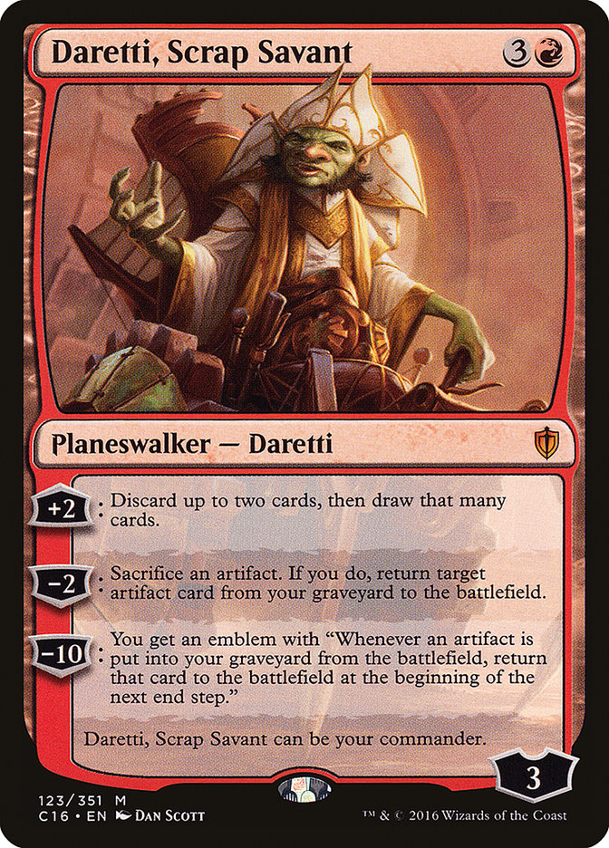 Daretti, Scrap Savant [Commander 2016] | Gamers Paradise
