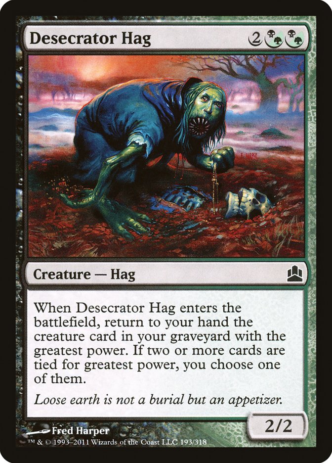 Desecrator Hag [Commander 2011] | Gamers Paradise