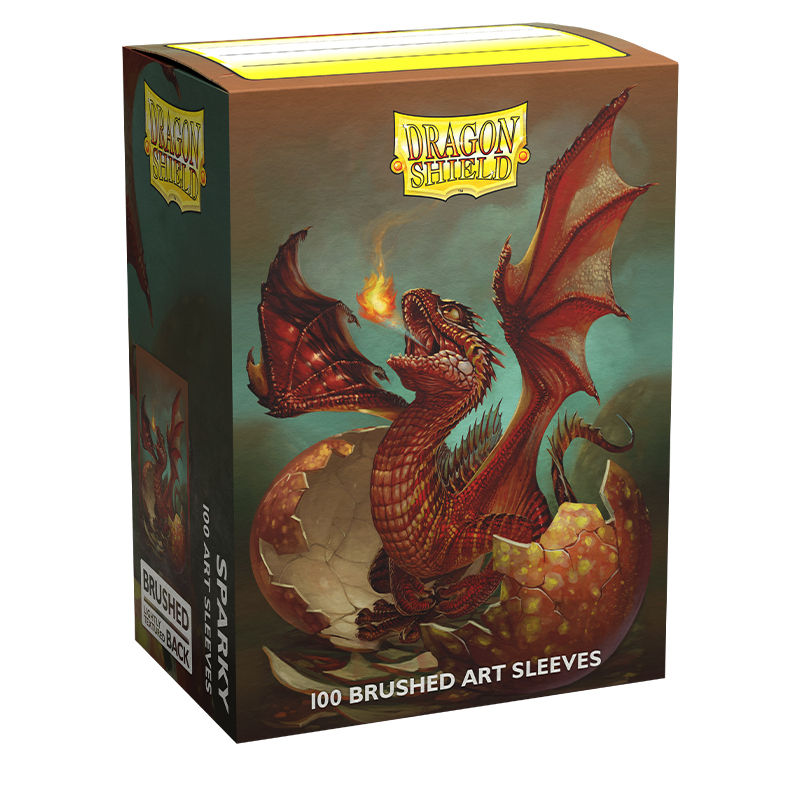 Dragon Shield: Standard 100ct Brushed Art Sleeves - Sparky | Gamers Paradise