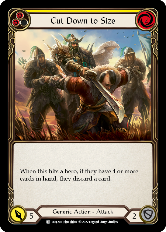 Cut Down to Size (Yellow) [OUT202] (Outsiders) | Gamers Paradise