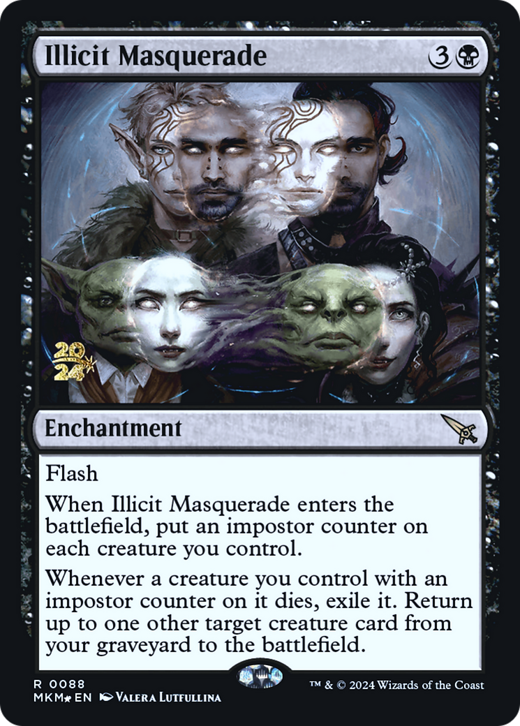 Illicit Masquerade [Murders at Karlov Manor Prerelease Promos] | Gamers Paradise