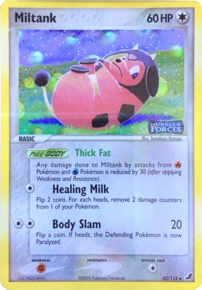 Miltank (42/115) (Stamped) [EX: Unseen Forces] | Gamers Paradise