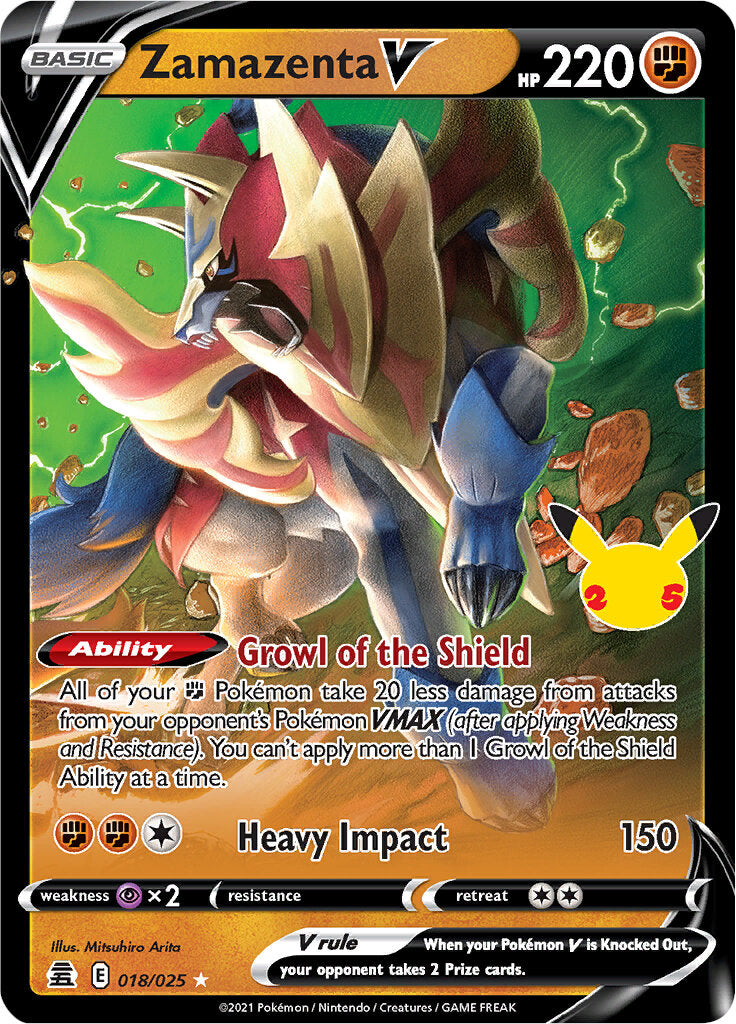 Zamazenta V (018/025) [Celebrations: 25th Anniversary] | Gamers Paradise