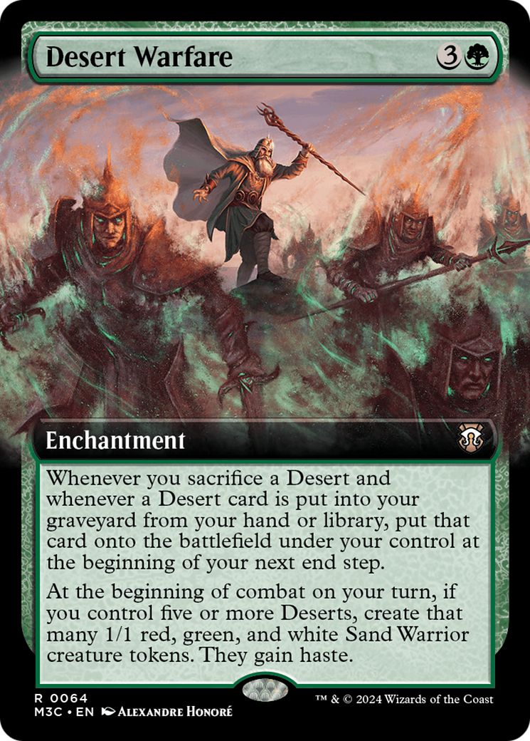 Desert Warfare (Extended Art) [Modern Horizons 3 Commander] | Gamers Paradise