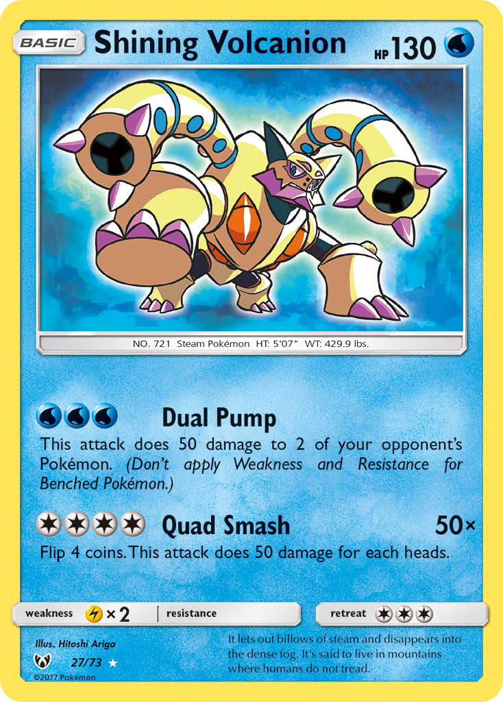 Shining Volcanion (27/73) [Sun & Moon: Shining Legends] | Gamers Paradise