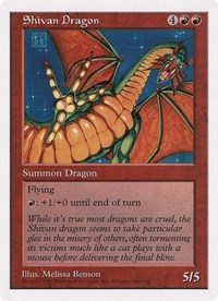 Shivan Dragon (Oversized) [Oversize Cards] | Gamers Paradise