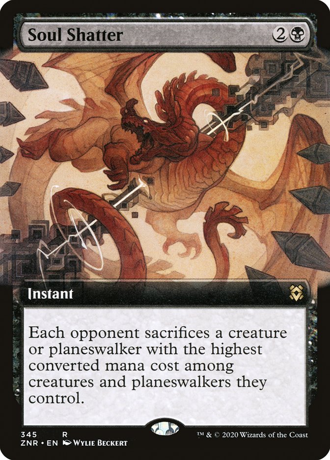 Soul Shatter (Extended Art) [Zendikar Rising] | Gamers Paradise