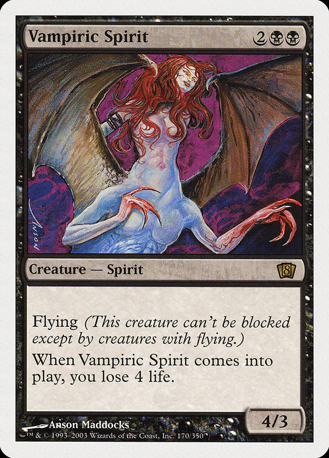 Vampiric Spirit (8th Edition) [Oversize Cards] | Gamers Paradise