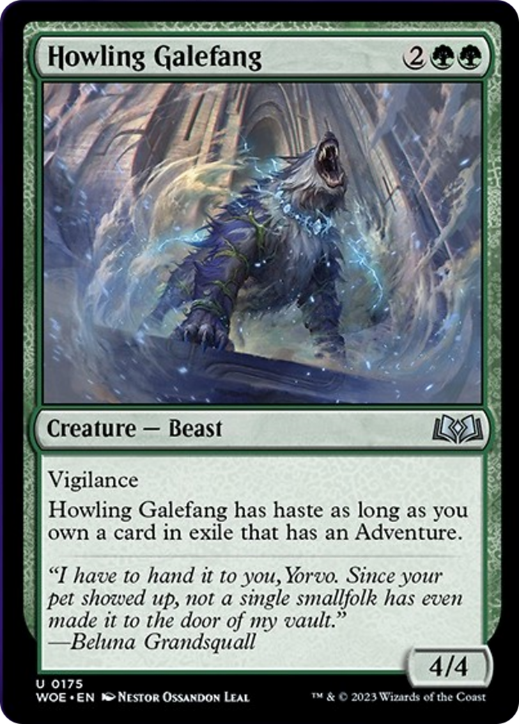 Howling Galefang [Wilds of Eldraine] | Gamers Paradise