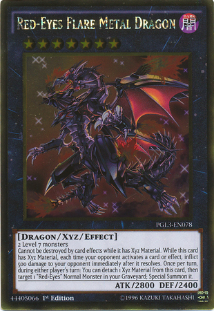 Red-Eyes Flare Metal Dragon [PGL3-EN078] Gold Rare | Gamers Paradise