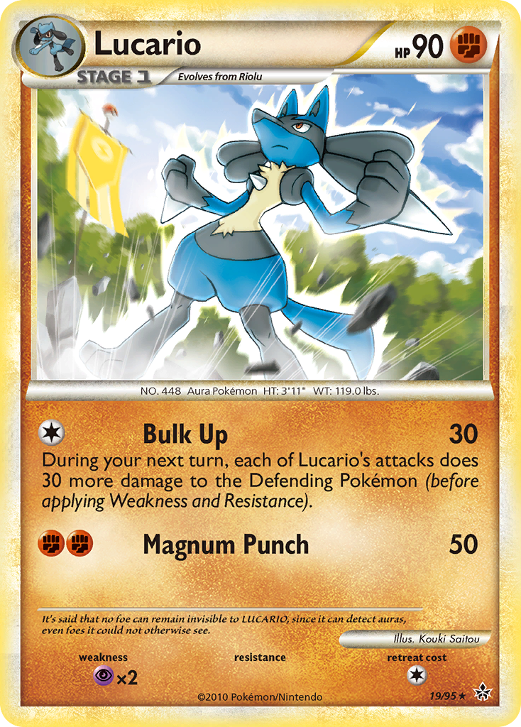 Lucario (19/95) [HeartGold & SoulSilver: Unleashed] | Gamers Paradise