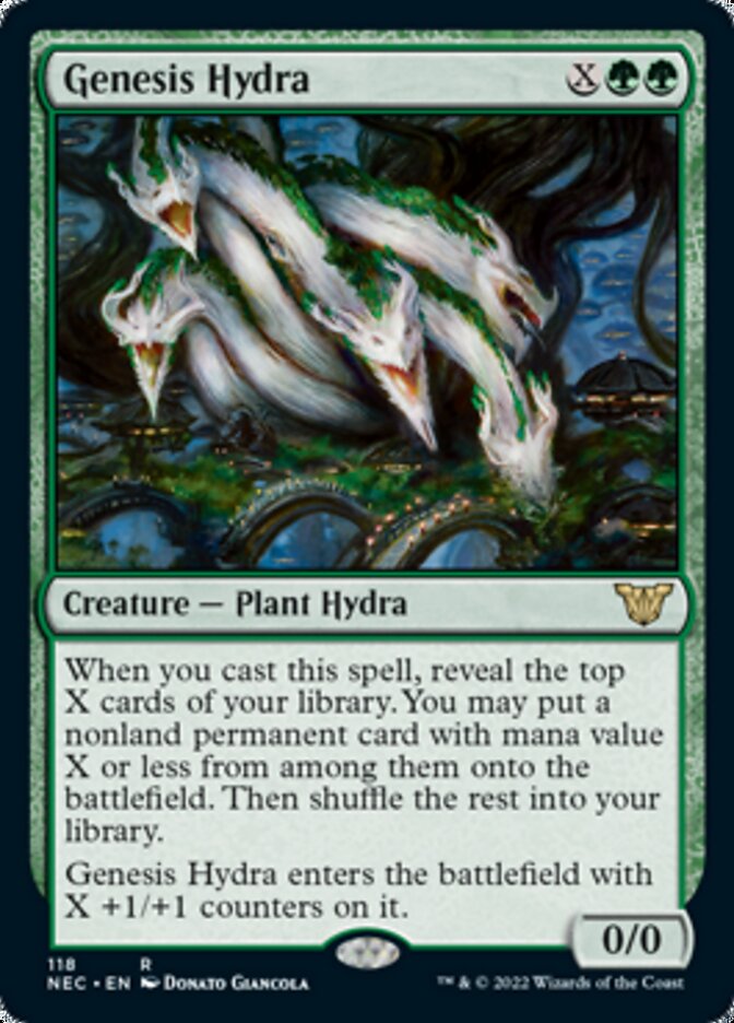 Genesis Hydra [Kamigawa: Neon Dynasty Commander] | Gamers Paradise